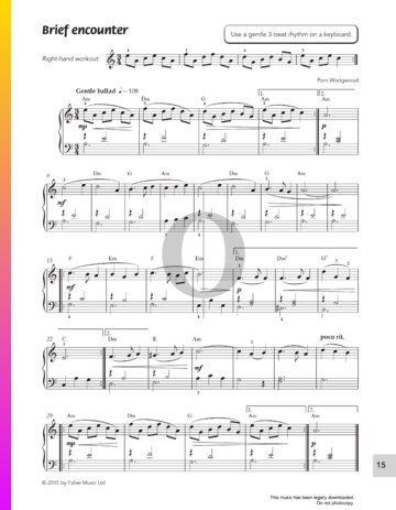 Brief Encounter Sheet Music