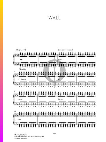Wall Musik-Noten