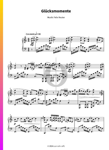 Glücksmomente Sheet Music