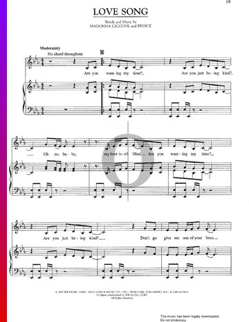 Love Song Partitura