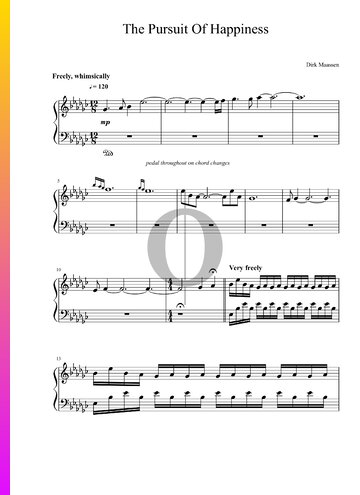 The Pursuit Of Happiness Sheet Music