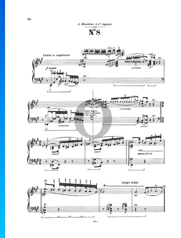Hungarian Rhapsody No. 8, S.244/8 Spartito