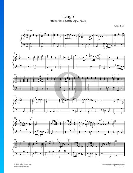 Piano Sonata, Op. 2 No. 4: Largo