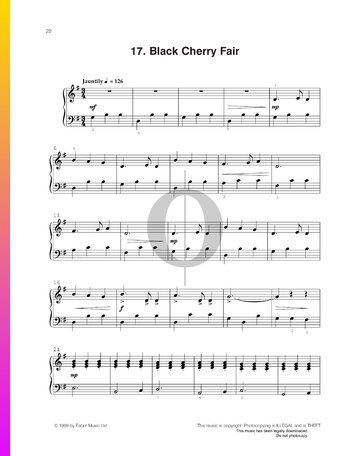 Black Cherry Fair bladmuziek