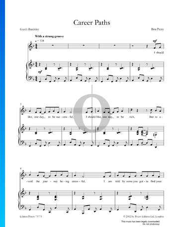 Career Paths Sheet Music