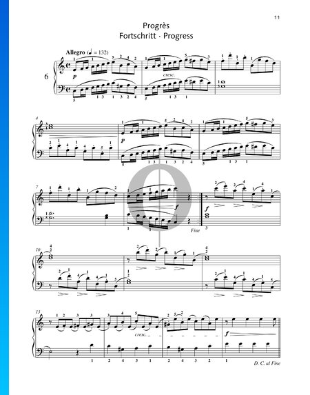 Progrès, Op. 100 No. 6