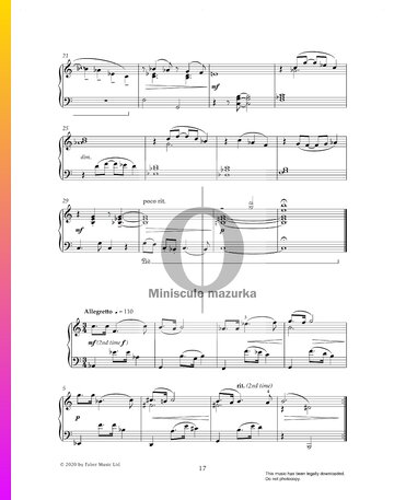Miniscule Mazurka Sheet Music
