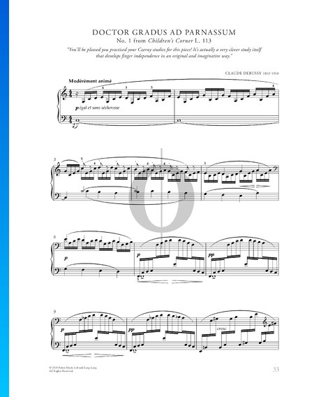 Le Coin des enfants : 1. Doctor Gradus ad Parnassum