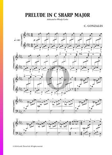 Prelude In C Sharp Major Sheet Music