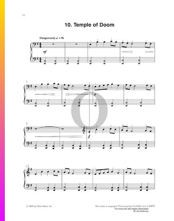 Temple Of Doom Sheet Music