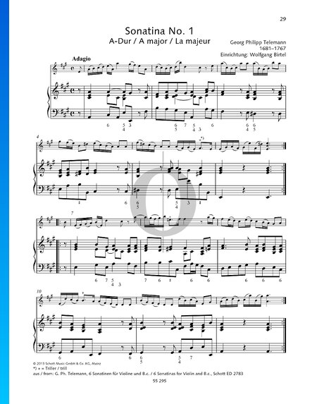 Sonatina No. 1 in A Major