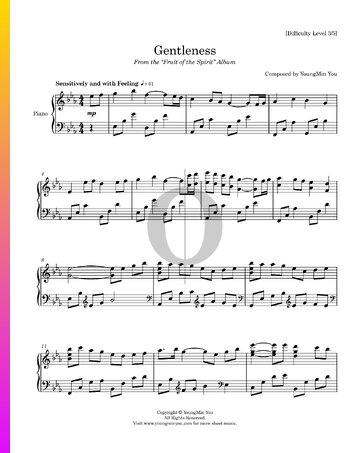 Gentleness Partitura