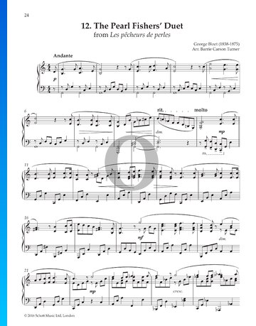 The Pearl Fishers' Duet Sheet Music