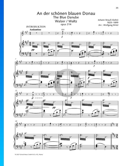 Le Beau Danube bleu, Op. 314
