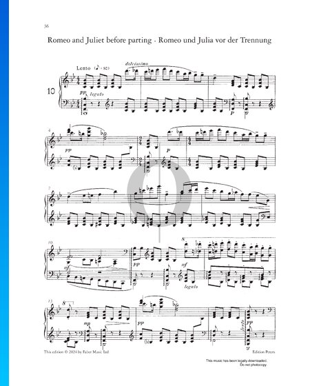 Romeo und Julia, Op. 75: Romeo und Julia vor der Trennung