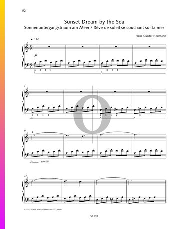 Sunset Dream by the Sea Sheet Music