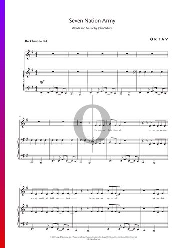 Seven Nation Army Sheet Music