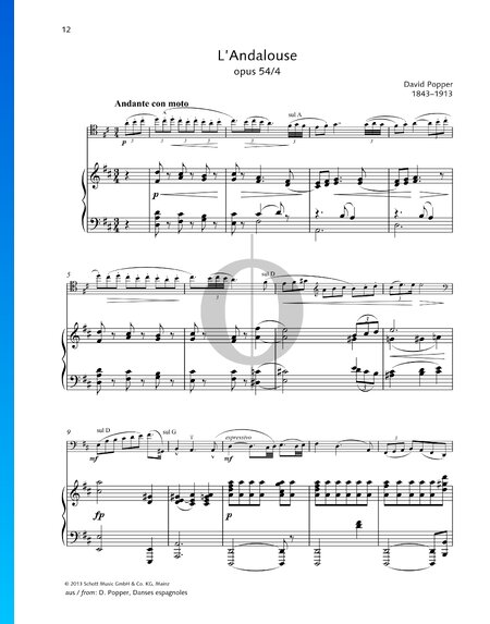L'Andalouse, Op. 54 Nr. 4