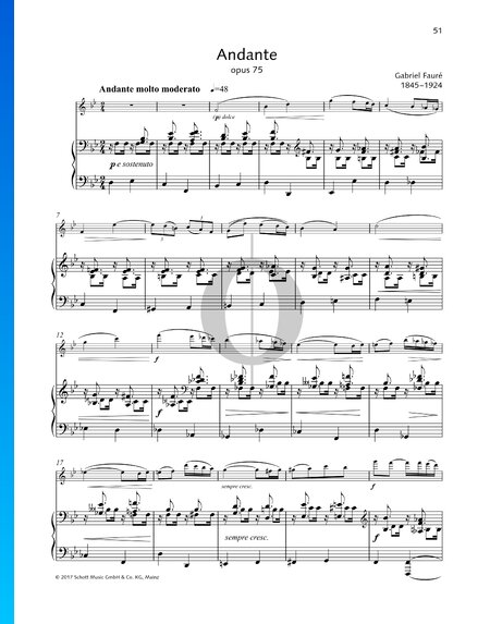 Andante, Op. 75
