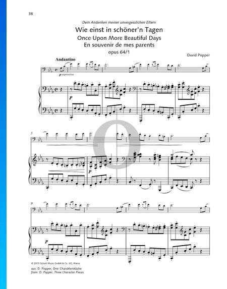 Once Upon More Beautiful Days, Op. 64 No. 1