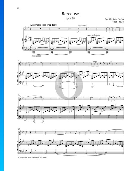 Berceuse, Op. 38
