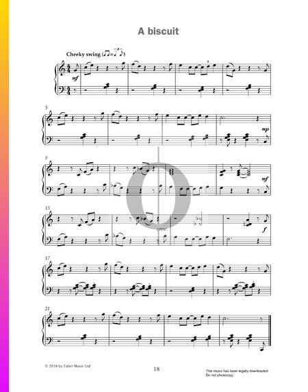 A Biscuit Sheet Music