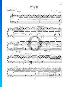 Prélude G-sharp Minor, Op. 32 No. 12
