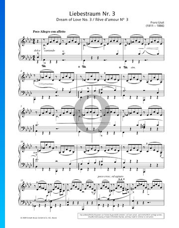 Liebestraum, S. 541/3 Sheet Music