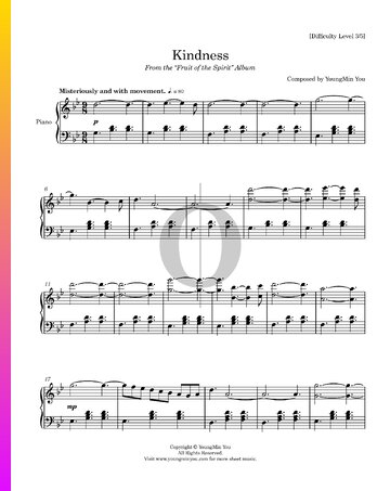 Kindness Musik-Noten