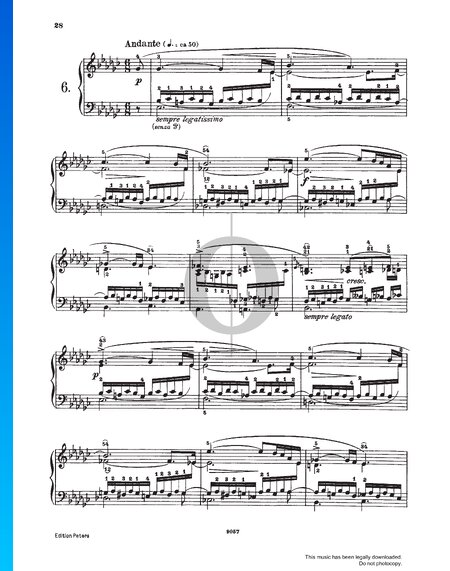 Étude in E-flat Minor, Op. 10 No. 6