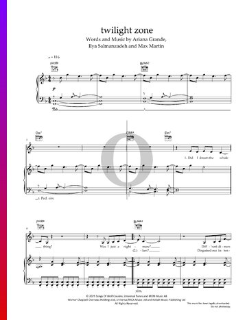 Twilight Zone Musik-Noten