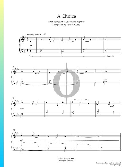 Oh! One True Love (061) Sheet music for Piano (Solo) Easy