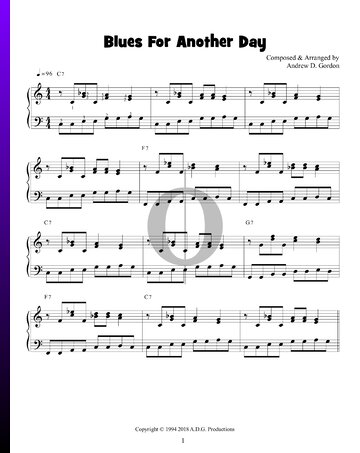 Blues For Another Day Sheet Music