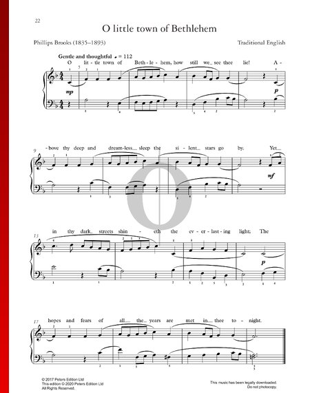 O Little Town Of Bethlehem