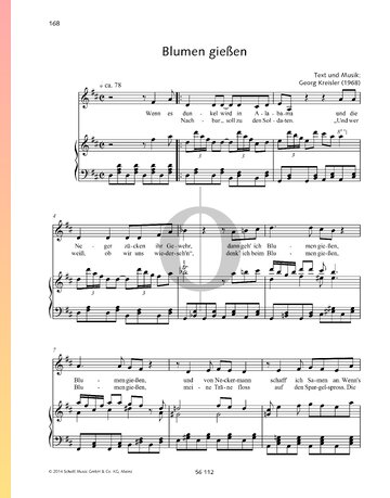 Blumen gießen Sheet Music