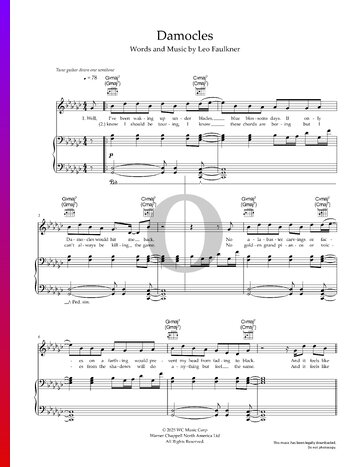 Damocles Sheet Music