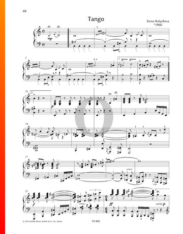 Tango (Malycheva) Musik-Noten