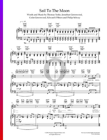 Sail To The Moon Sheet Music