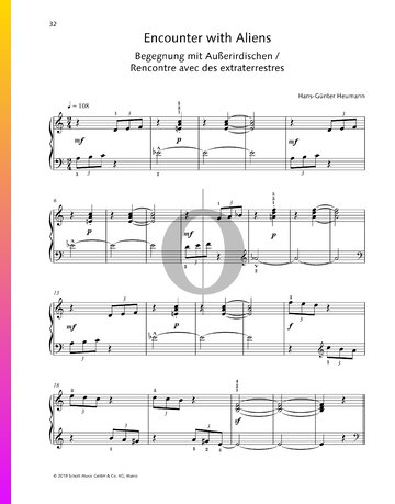 Encounter with Aliens Partitura