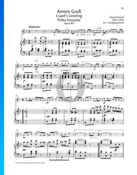 Cupid's Greeting, Op. 83