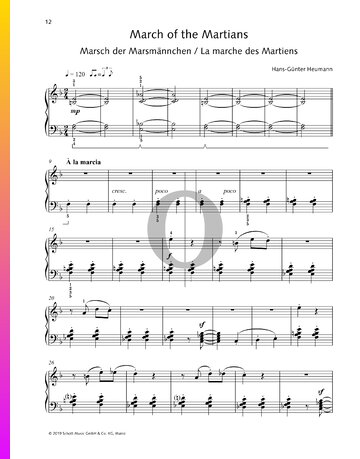 March of the Martians Partitura