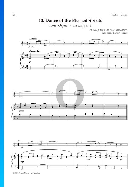 Danse des Esprits Bienheureux (Orfeo ed Euridice)