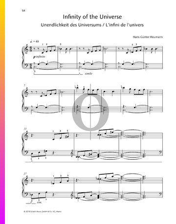 Infinity of the Universe Sheet Music