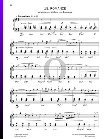 Romance Sheet Music