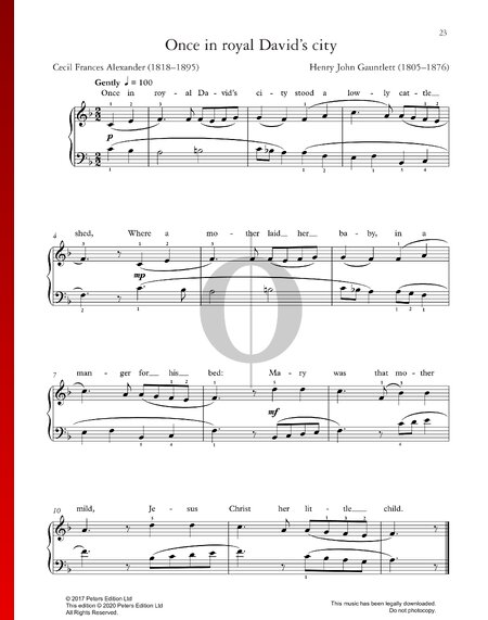 Once In Royal David's City