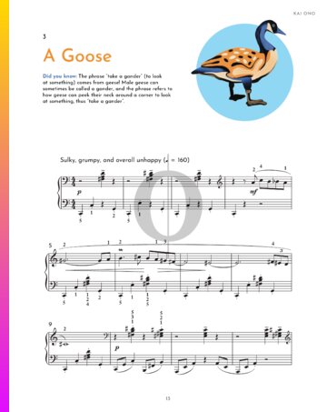 A Goose Musik-Noten