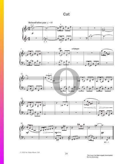 Cat Sheet Music