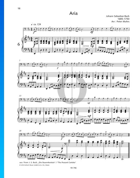 The Peasant Cantata, BWV 212: Aria