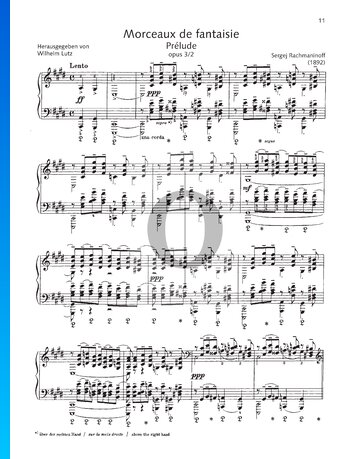 Morceaux De Fantaisie, Op. 3: 2. Prélude Sheet Music