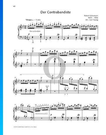 Der Contrabandiste Sheet Music